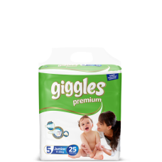 Giggles Premium Belt Twin Pack 11-25 Kg Junior 25 Pcs L-50